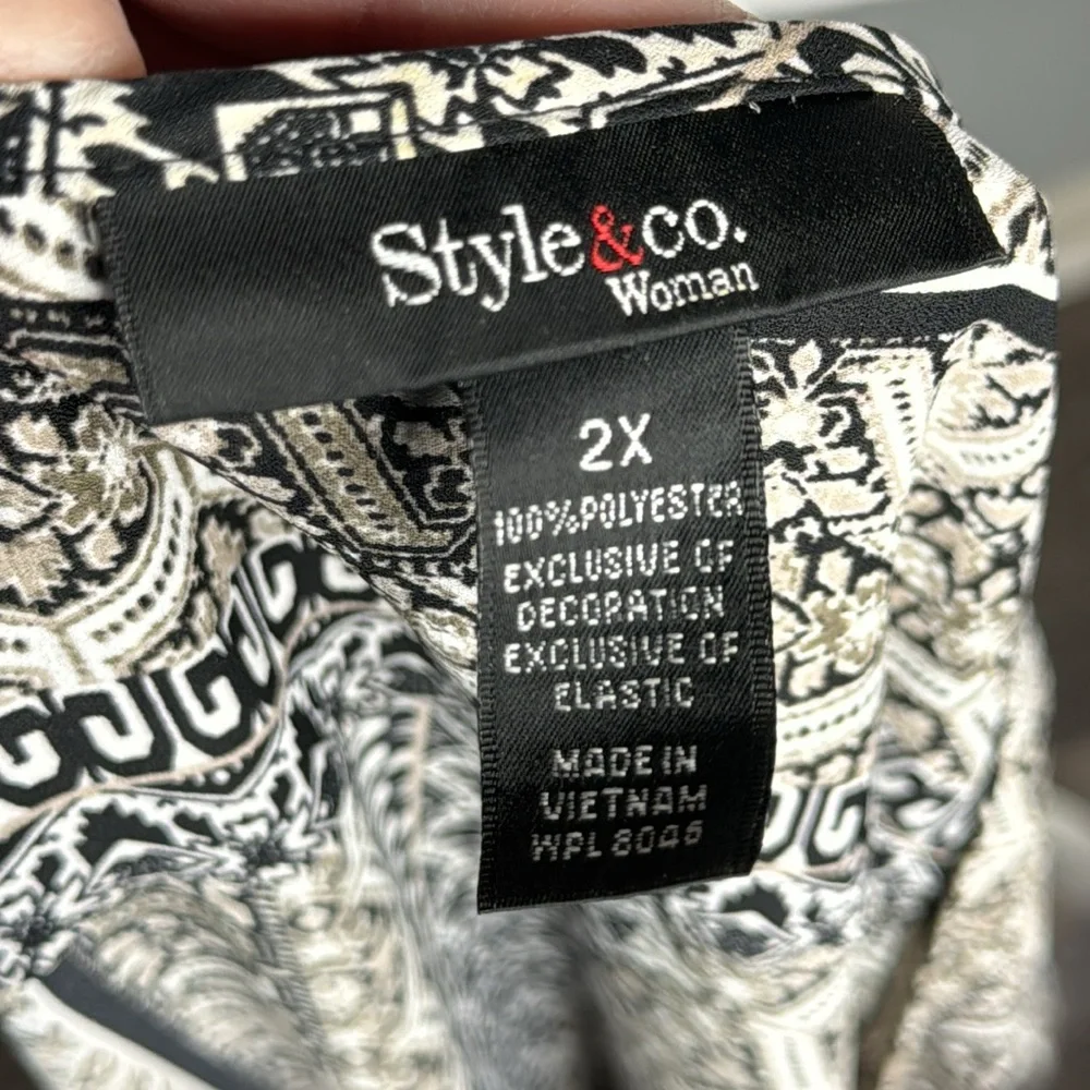 Style & Co blouse size 2x - Picture 6 of 6